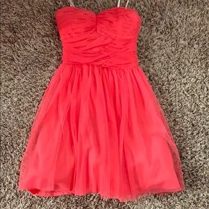 Coral/pink toole dress